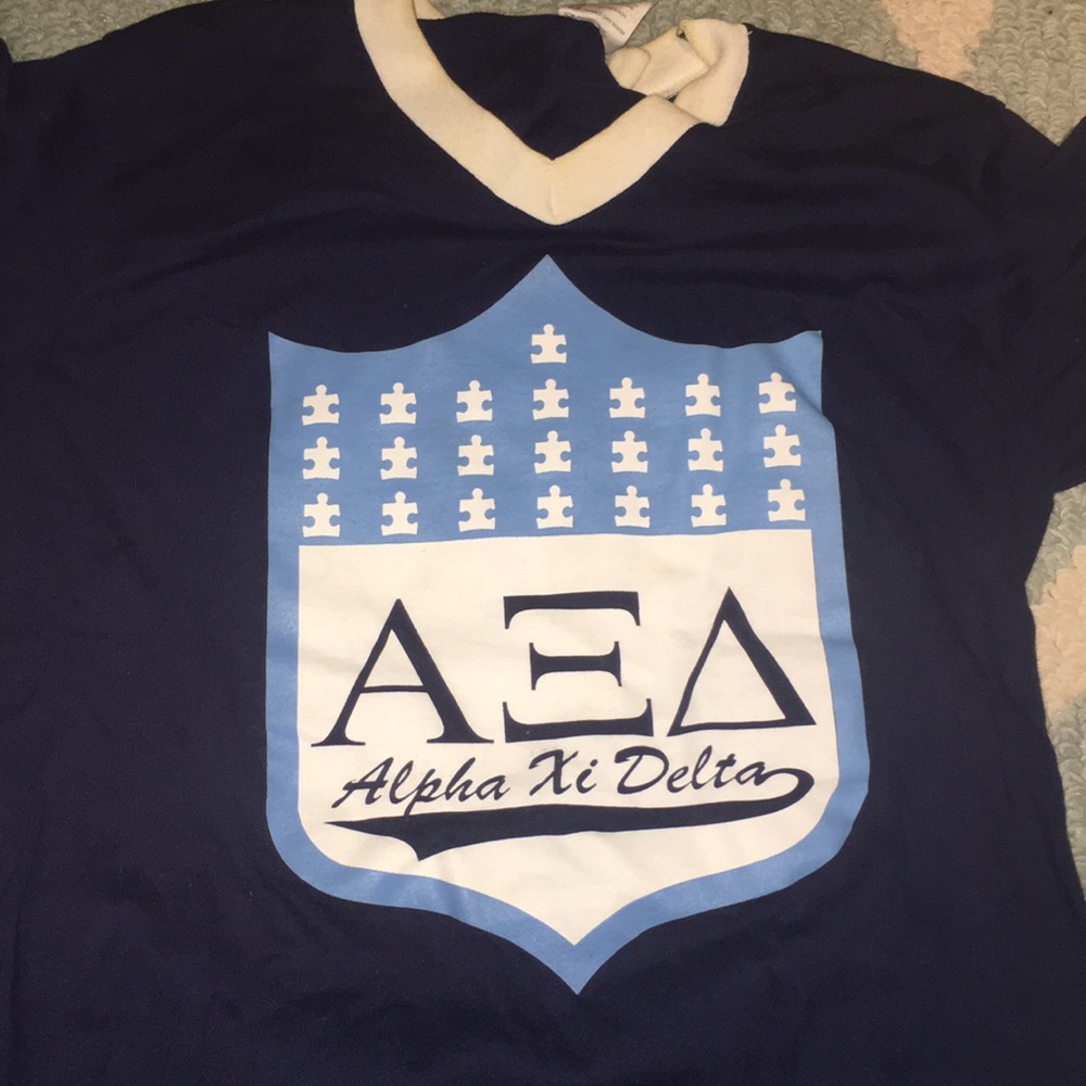 Alpha Xi Delta Baseball Shirt